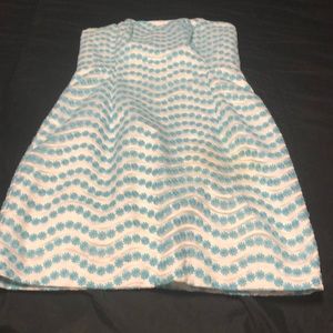 Lilly Pulitzer white & blue dress